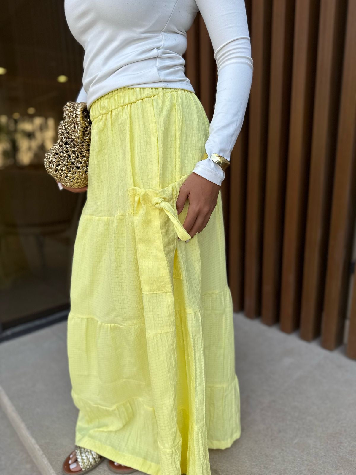 Summer Skirt In Yellow