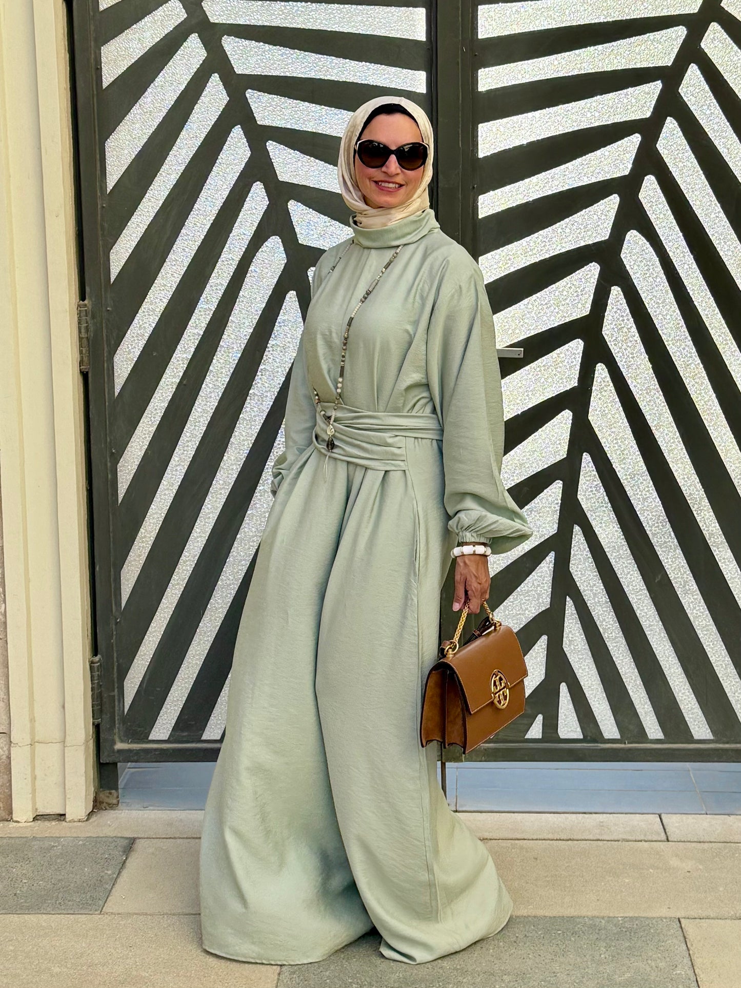Jumpsuit in light mint