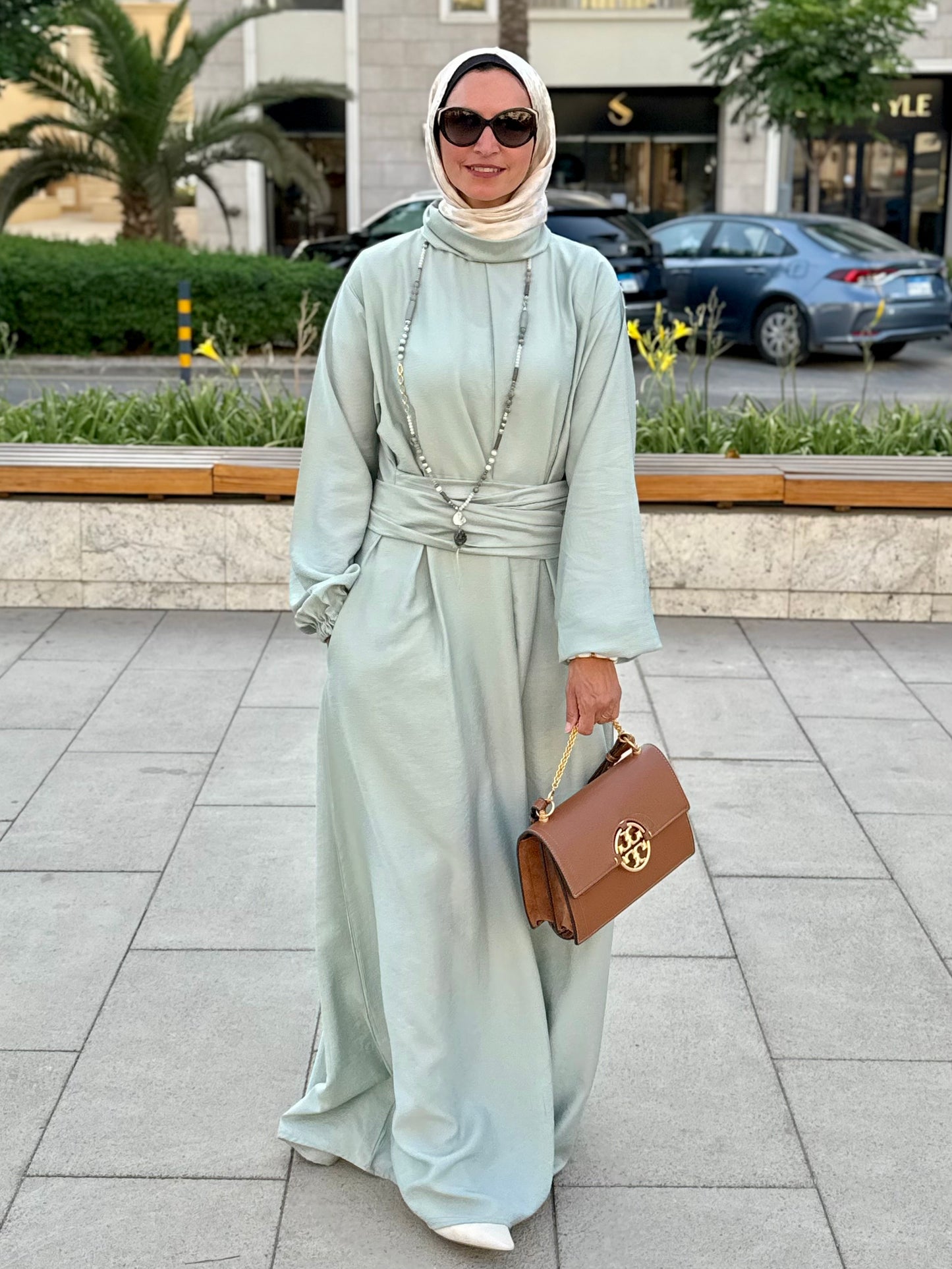Jumpsuit in light mint