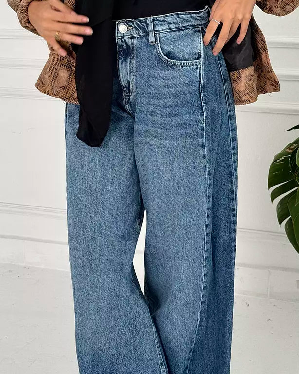 wide legs light blue shade