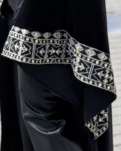 Morocon kaftan in black