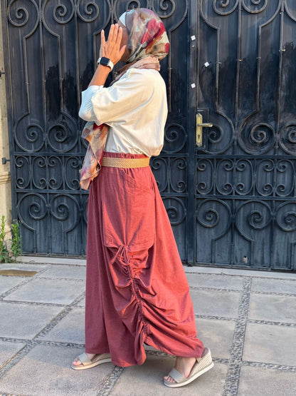 Boho Pants In Brick