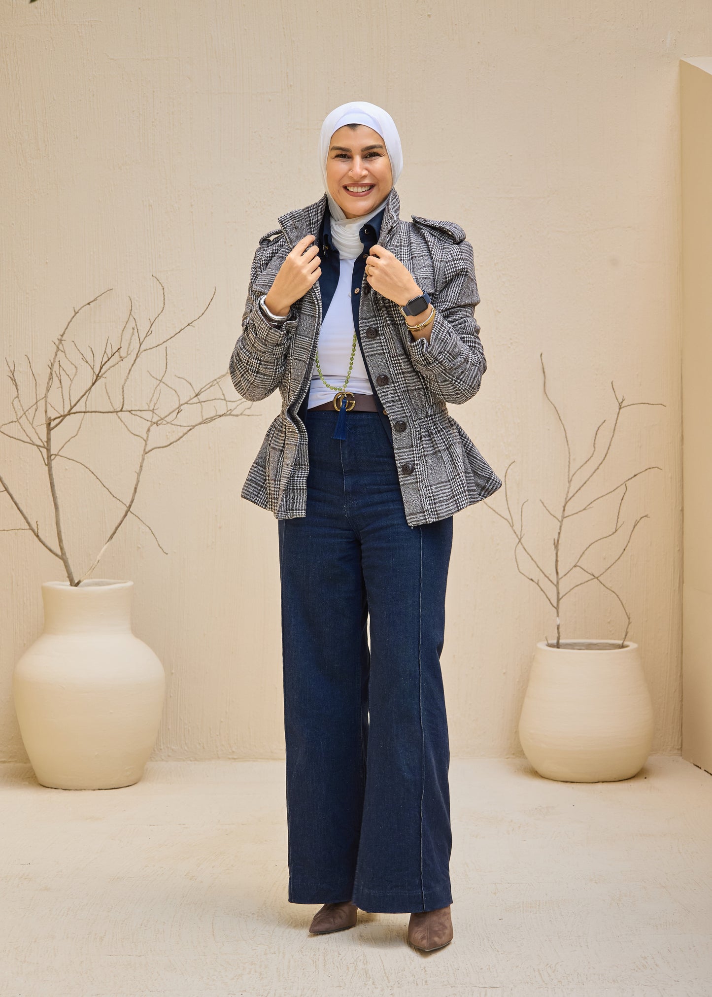 Carrots Strass Wool Jacket With Belt