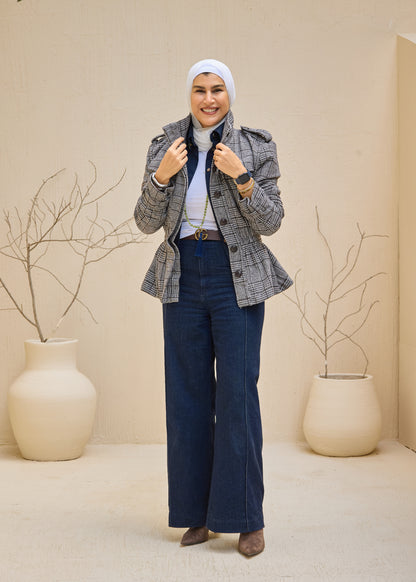 Carrots Strass Wool Jacket With Belt