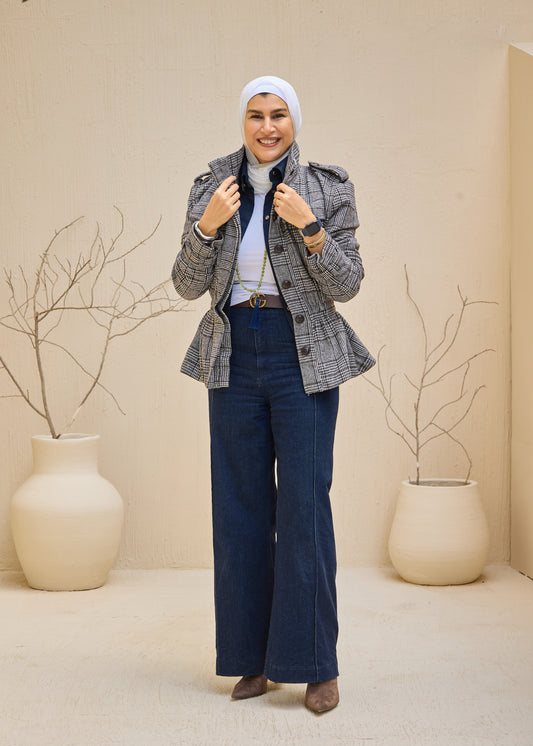 Carrots Strass Wool Jacket With Belt