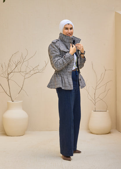 Carrots Strass Wool Jacket With Belt