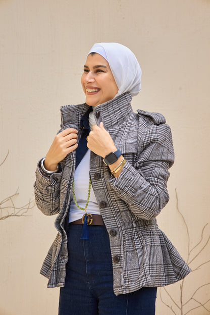 Carrots Strass Wool Jacket With Belt