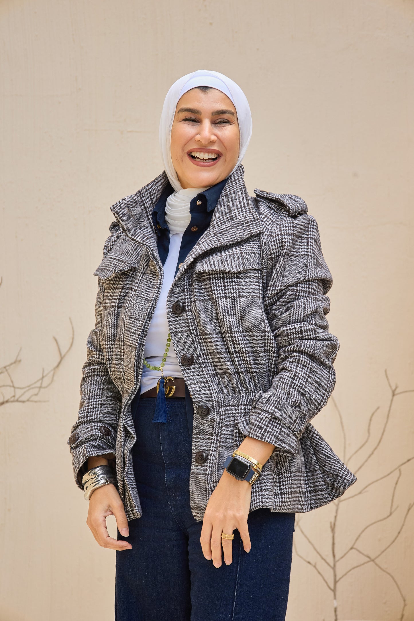 Carrots Strass Wool Jacket With Belt