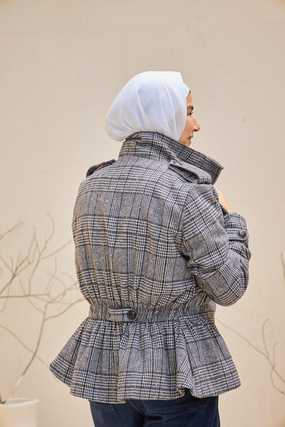 Carrots Strass Wool Jacket With Belt