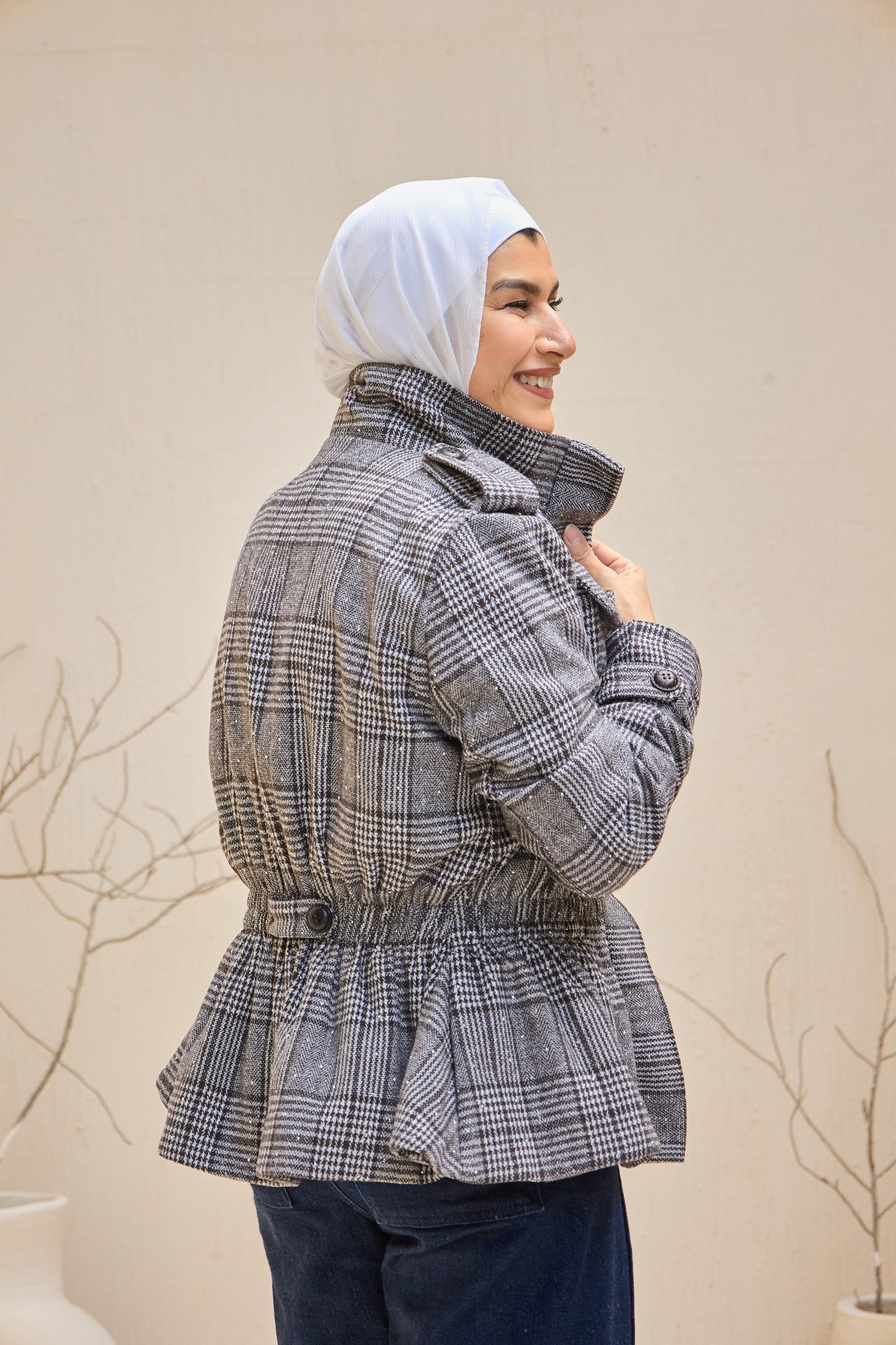 Carrots Strass Wool Jacket With Belt