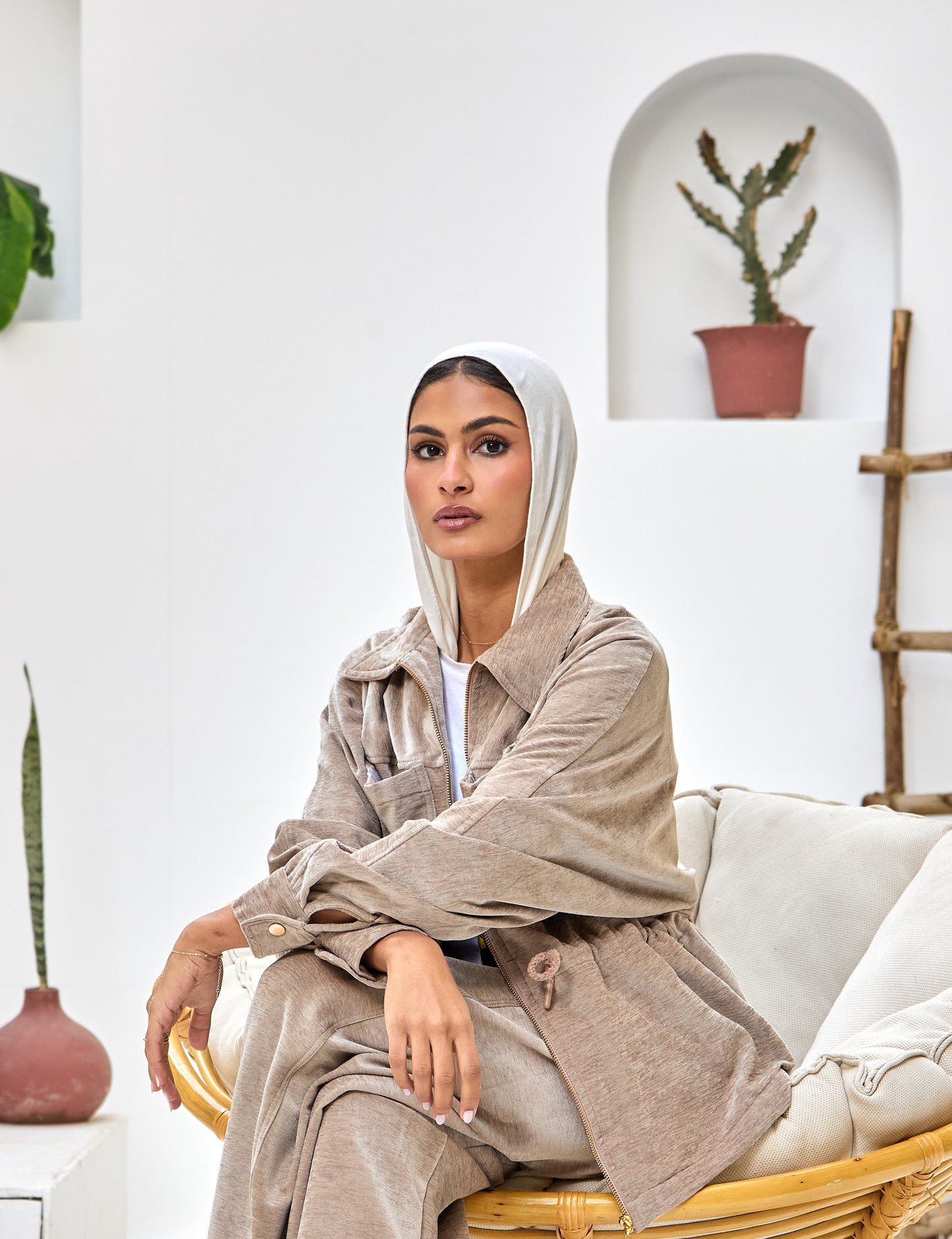 2 Pocket Jacket Velvet Set