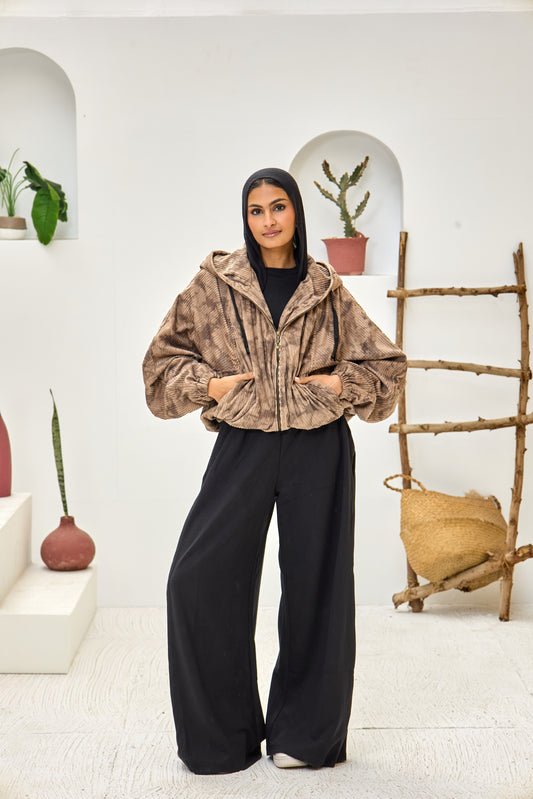 Tie Die Velvet Jacket