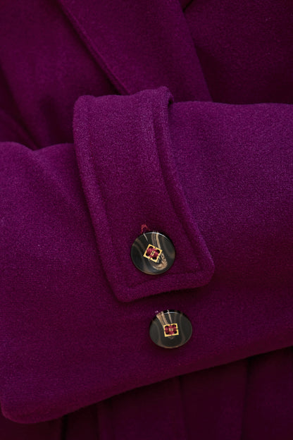 Hooded Long Wool Coat