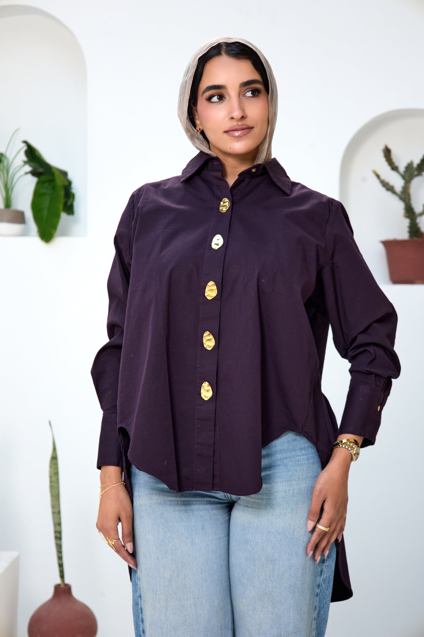 Golden Button Shirt