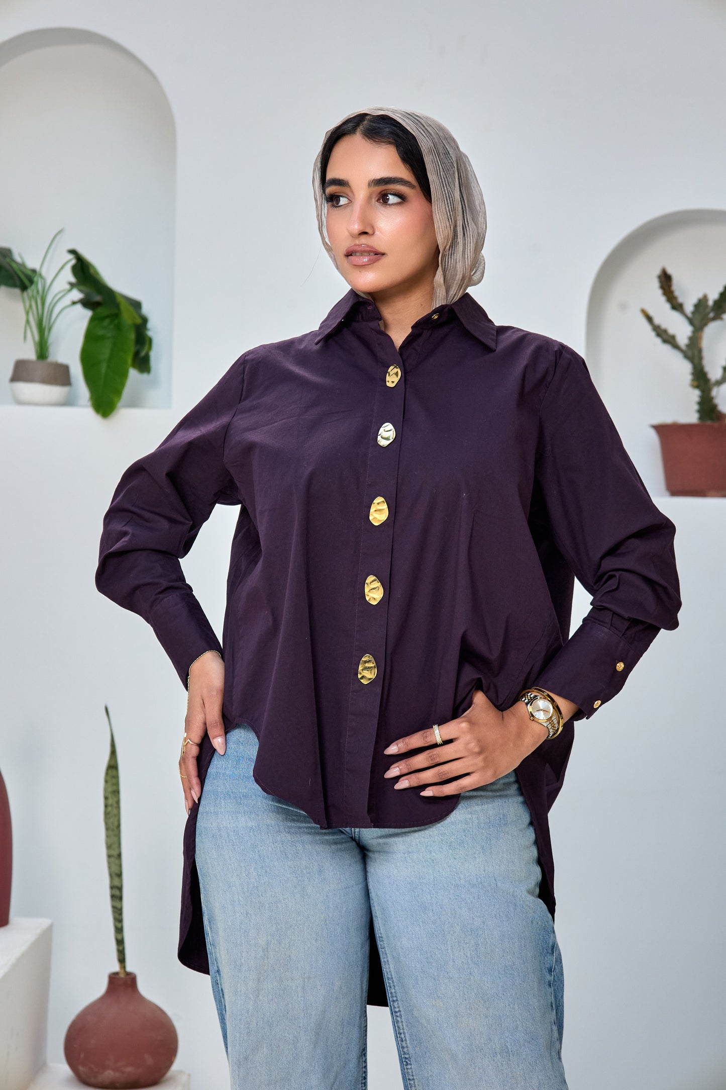 Golden Button Shirt