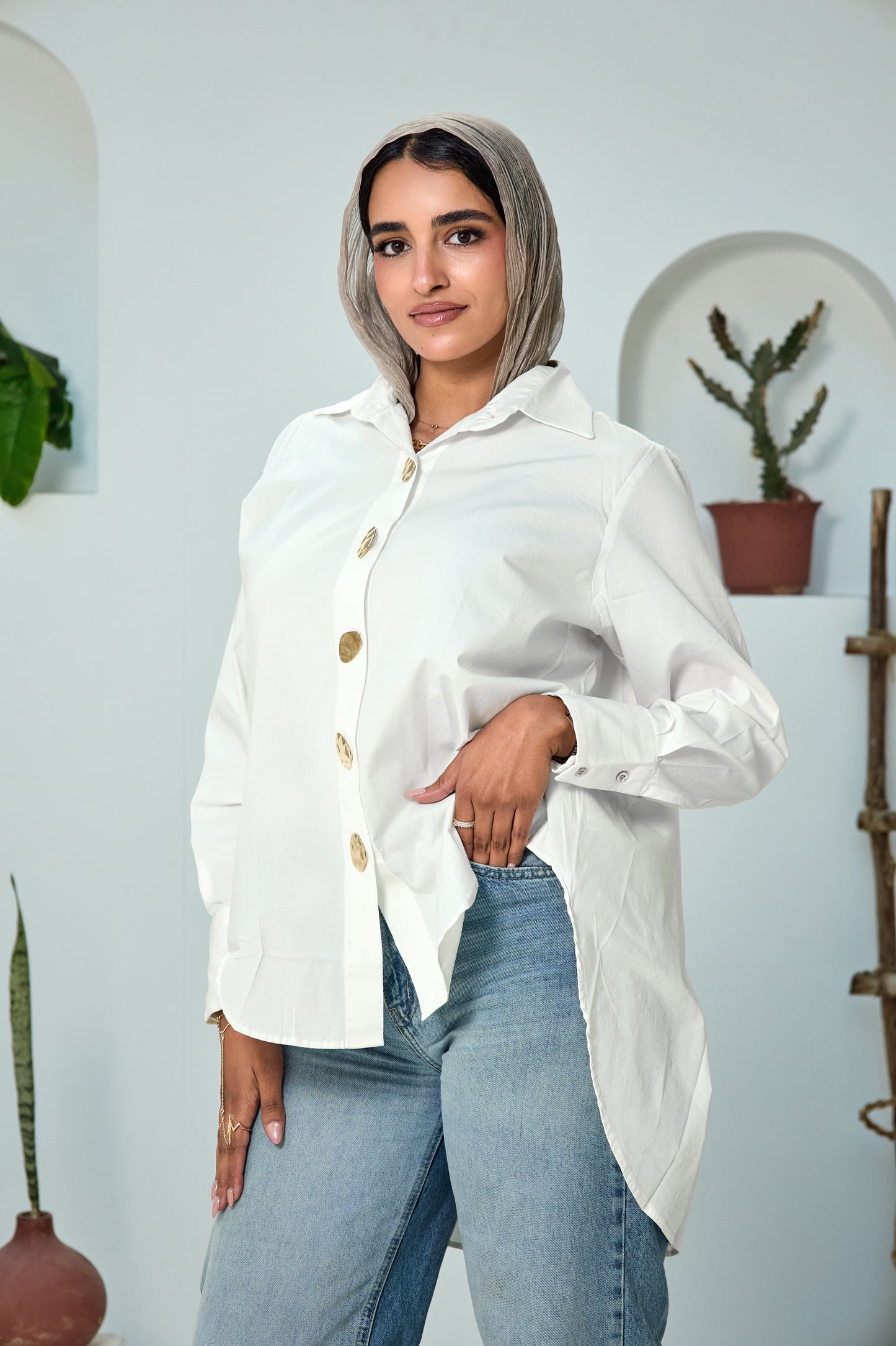 Golden Button Shirt