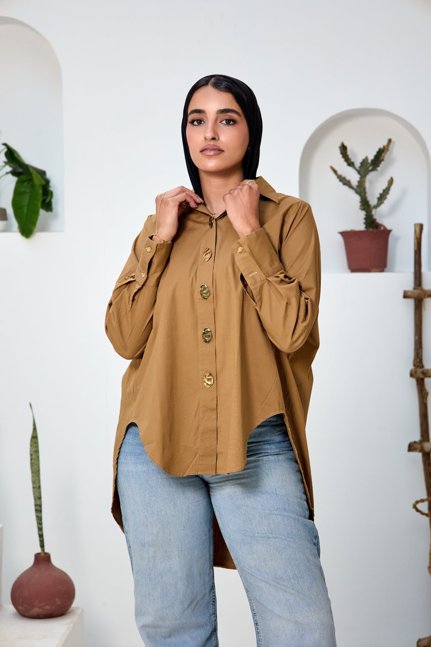 Golden Button Shirt