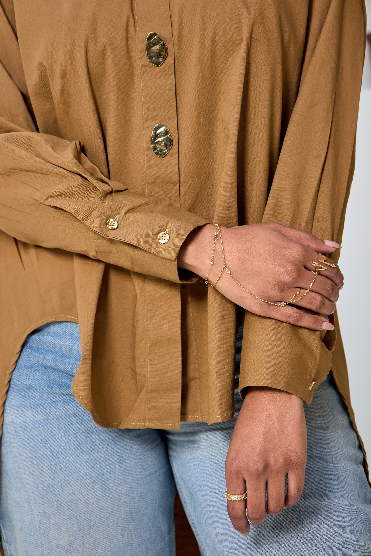 Golden Button Shirt