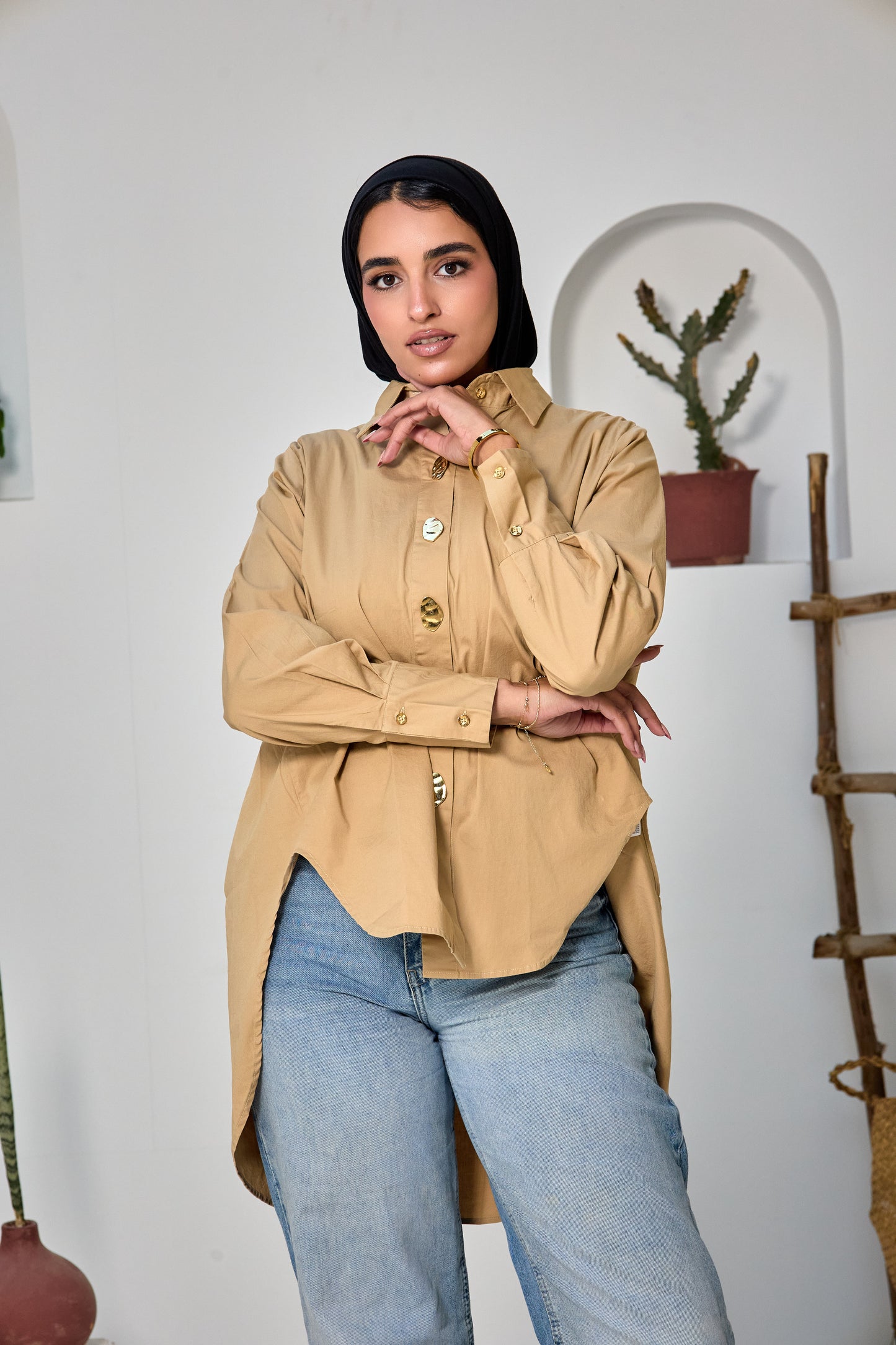 Golden Button Shirt