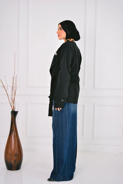 Gogh short jacket in black