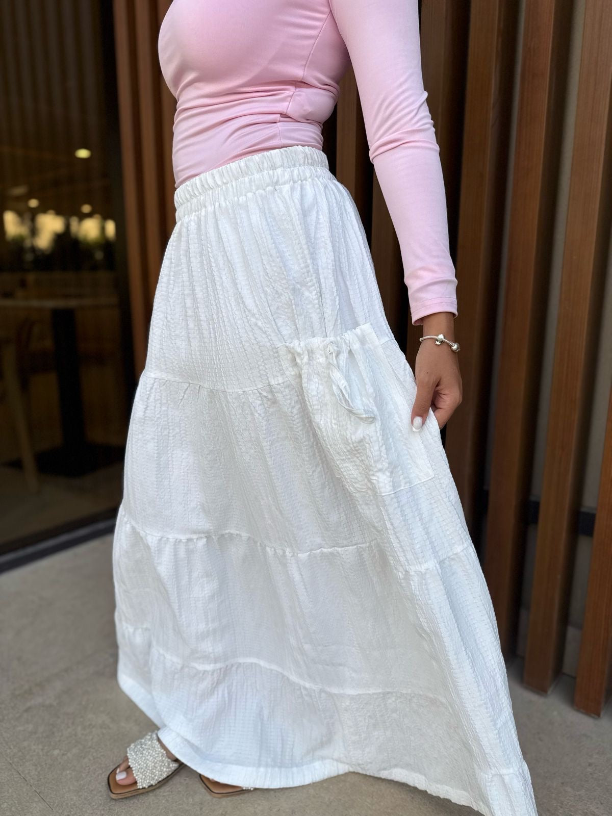Summer Skirt In white