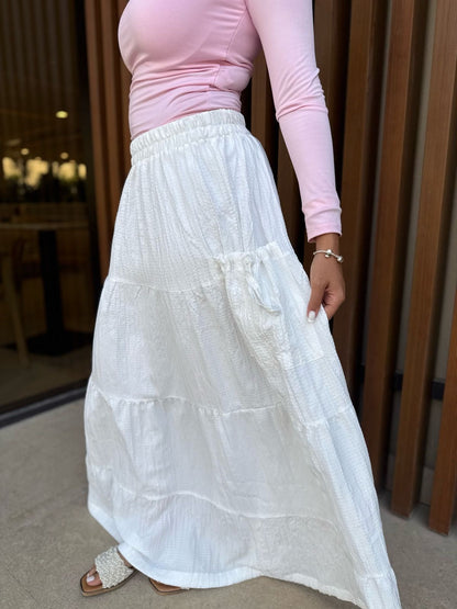 Summer Skirt In white