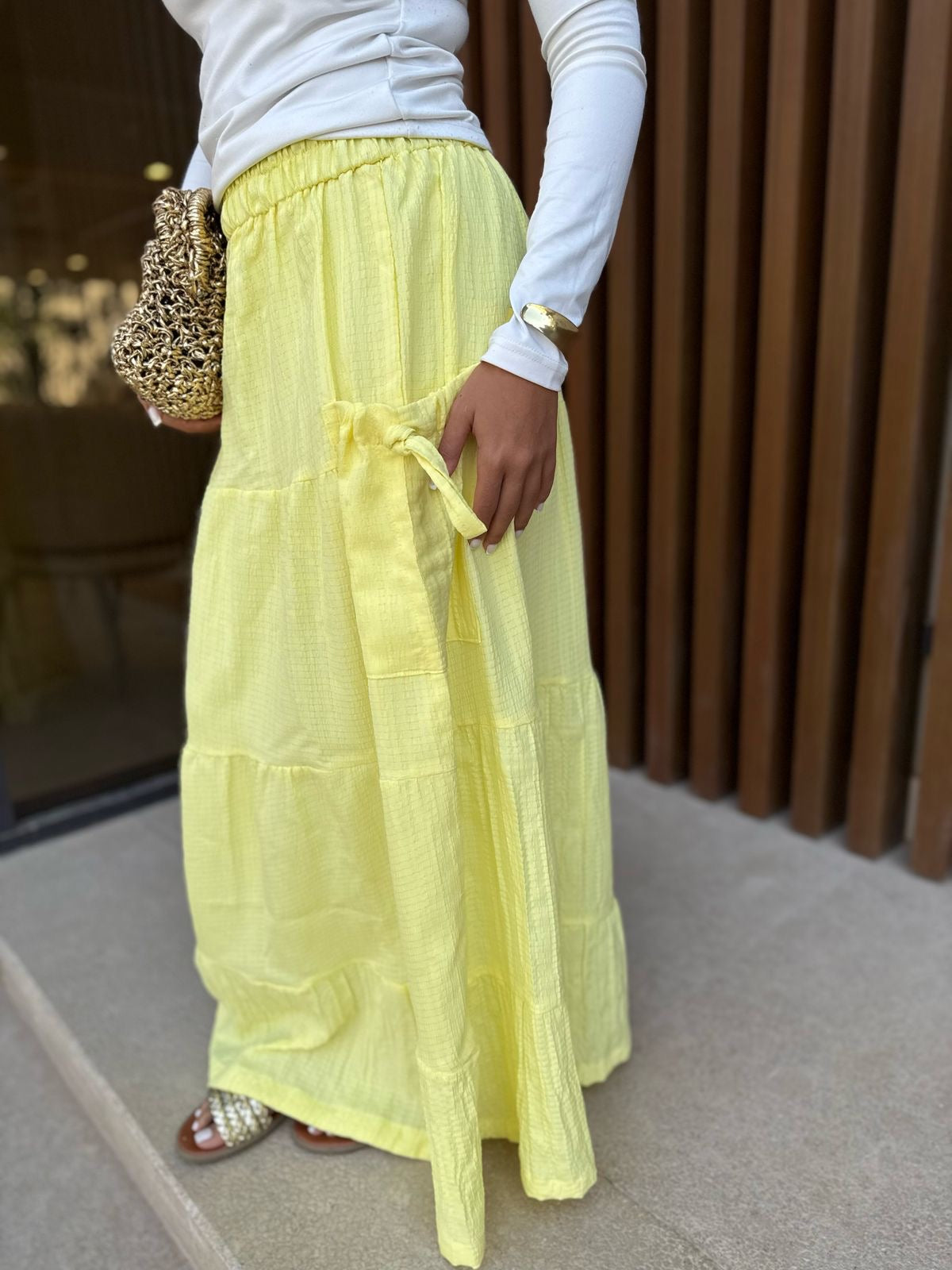 Summer Skirt In Yellow