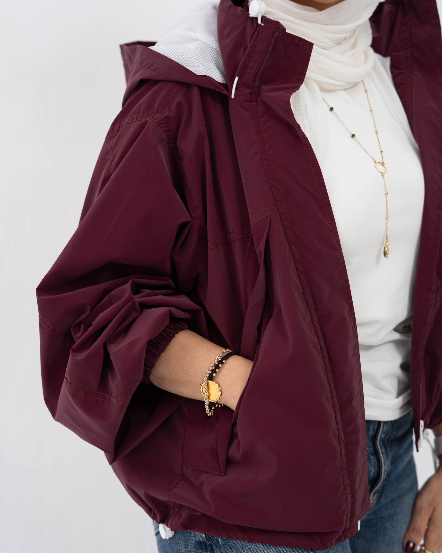 Go-To Jacket In Burgundy