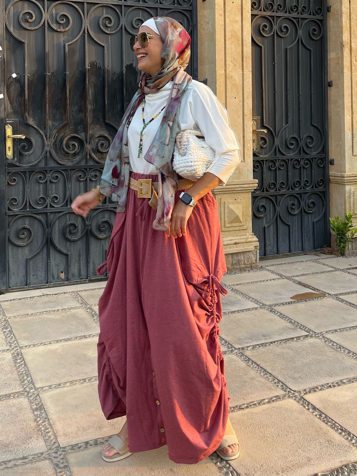 Boho Pants In Brick