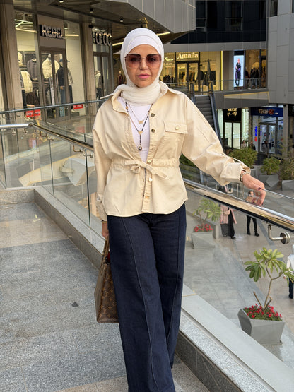 1 Pocket Casual Shirt with belt