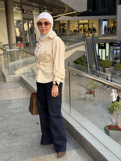 1 Pocket Casual Shirt with belt
