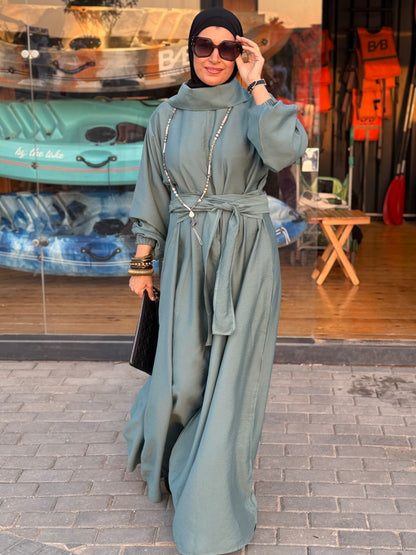 Jumpsuit in dark mint
