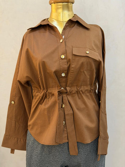 1 Pocket Casual Shirt with belt