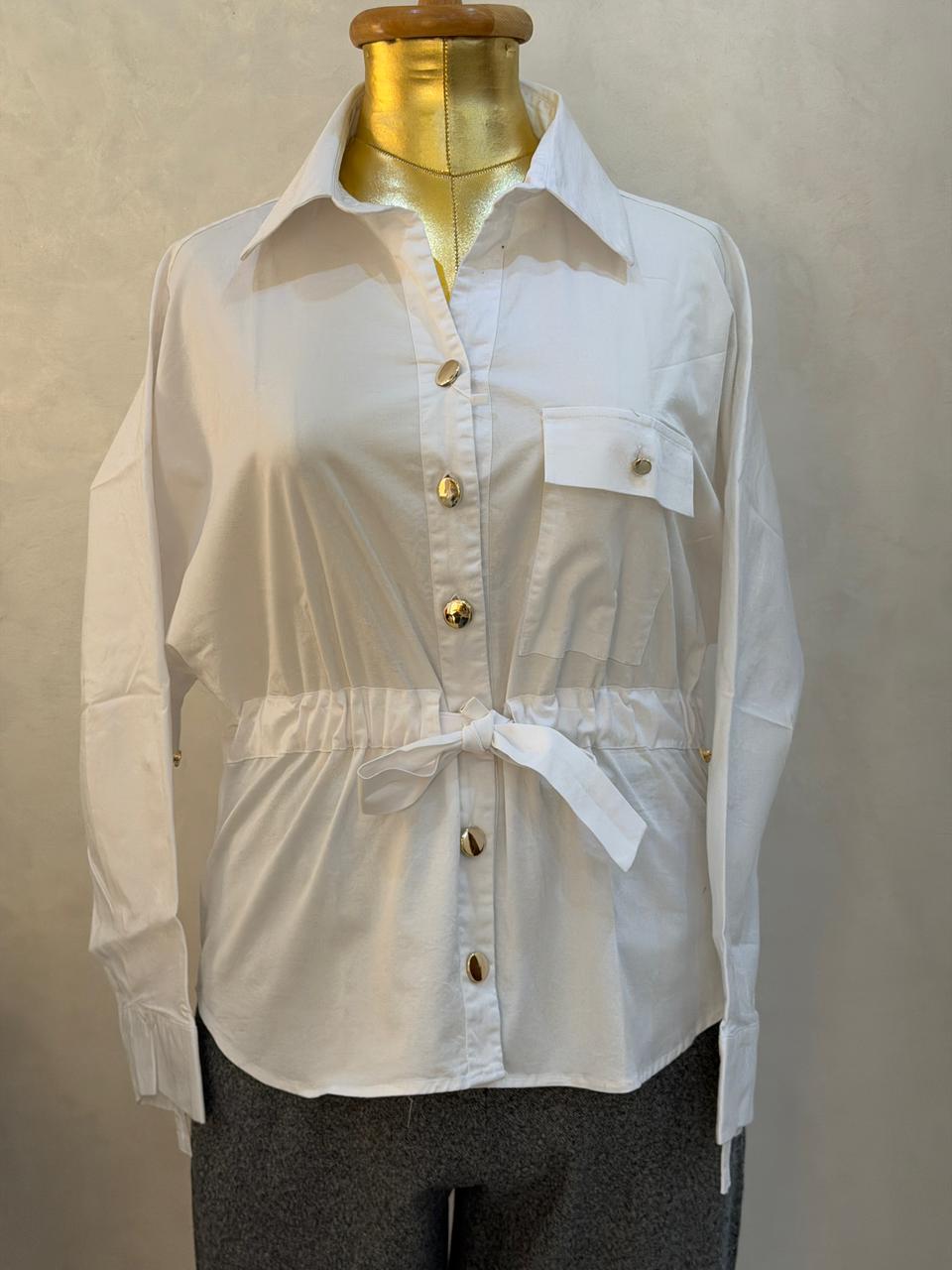 1 Pocket Casual Shirt with belt