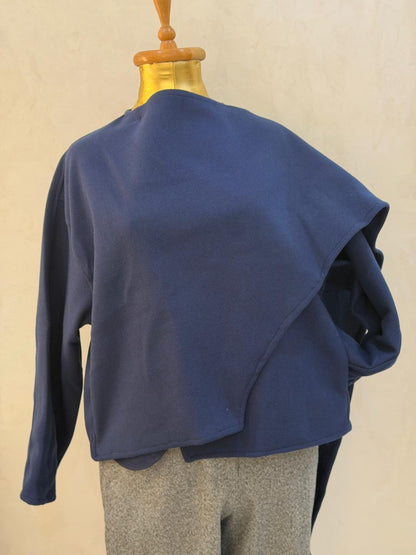 Wool Short Poncho