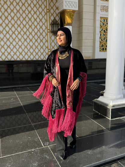 Fringed shawl