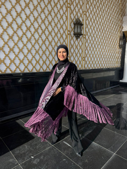 Fringed shawl