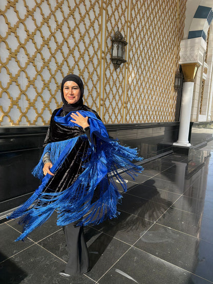 Fringed shawl