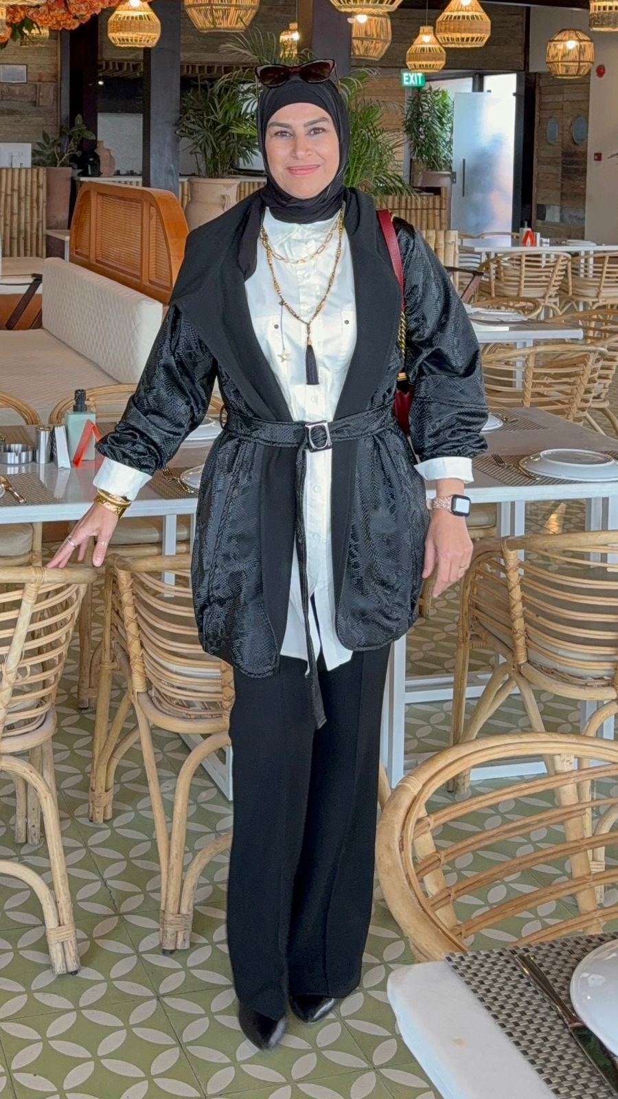 Snake leather jacket