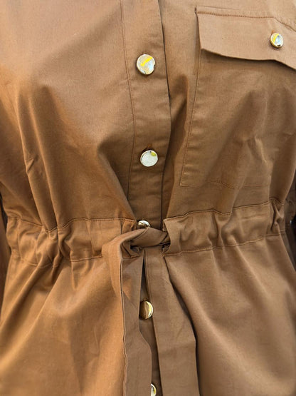 1 Pocket Casual Shirt with belt