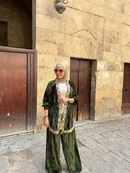 Noor Olive Modest Set