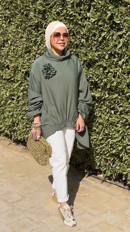 Turtleneck top