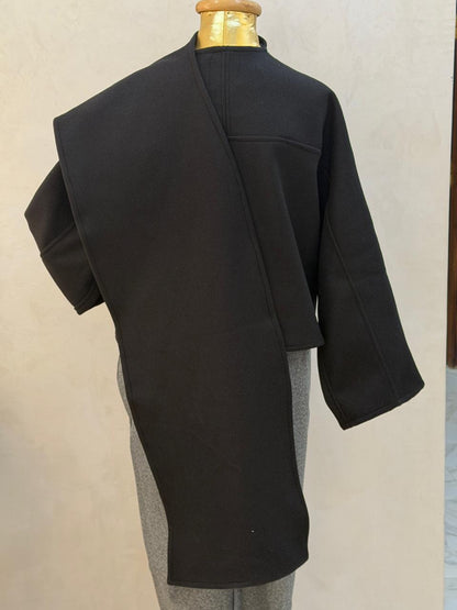 Wool Short Poncho