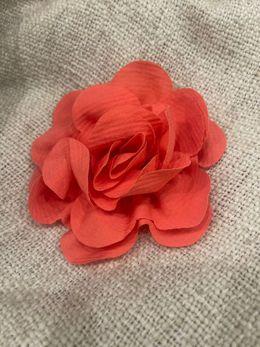orange flower pin