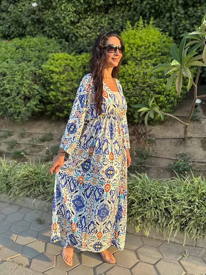 Summer dress in blue