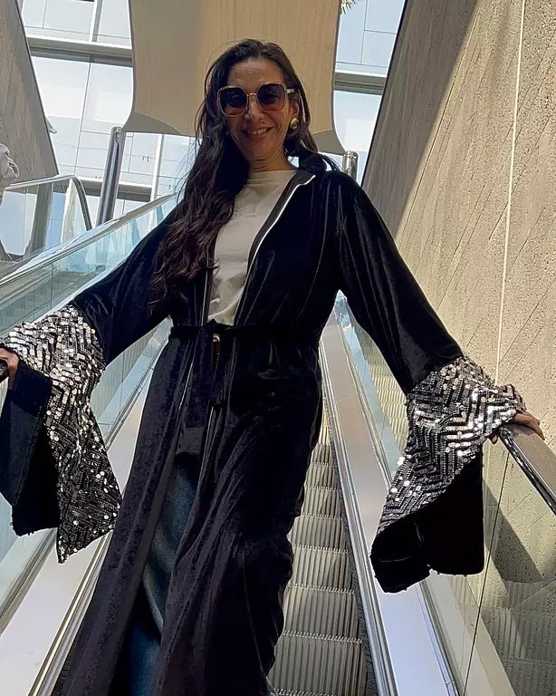 waves of light in silver