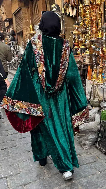 Morocon kaftan in green