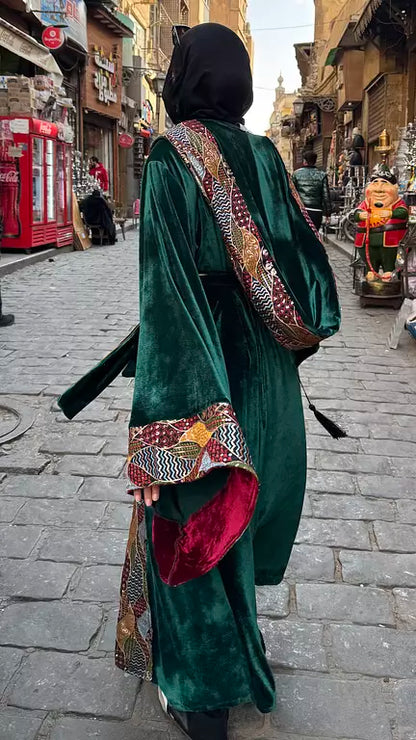Morocon kaftan in green