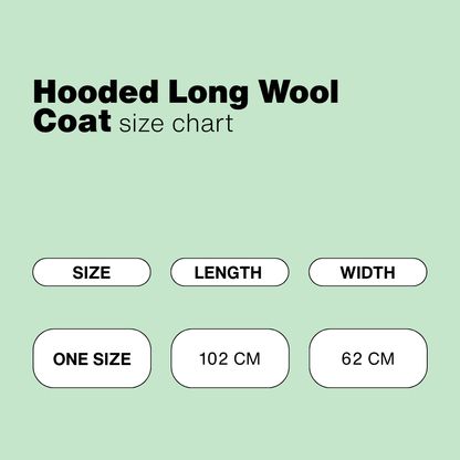 Hooded Long Wool Coat