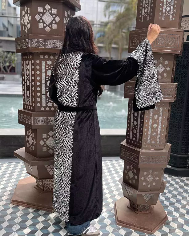 waves of light in silver